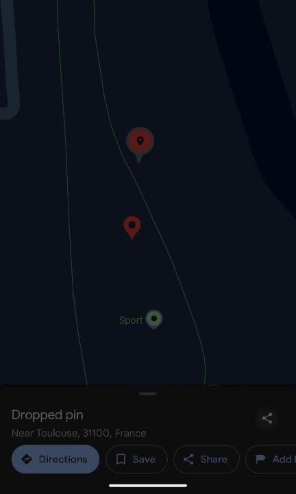Jakub Valenta - Geo Share, 2024, video showing Geo Share share menu
