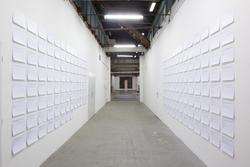 Jakub Valenta - The voice of the main and supporting characters, 2015, exhibition view, installation